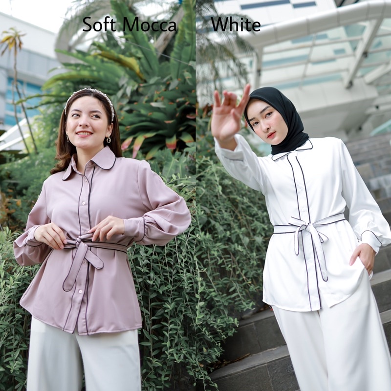 Artemis Fashion~ ALEXA / HERRA / MITHA / HOPE BASIC Atasan wanita kerja, Blouse Korea