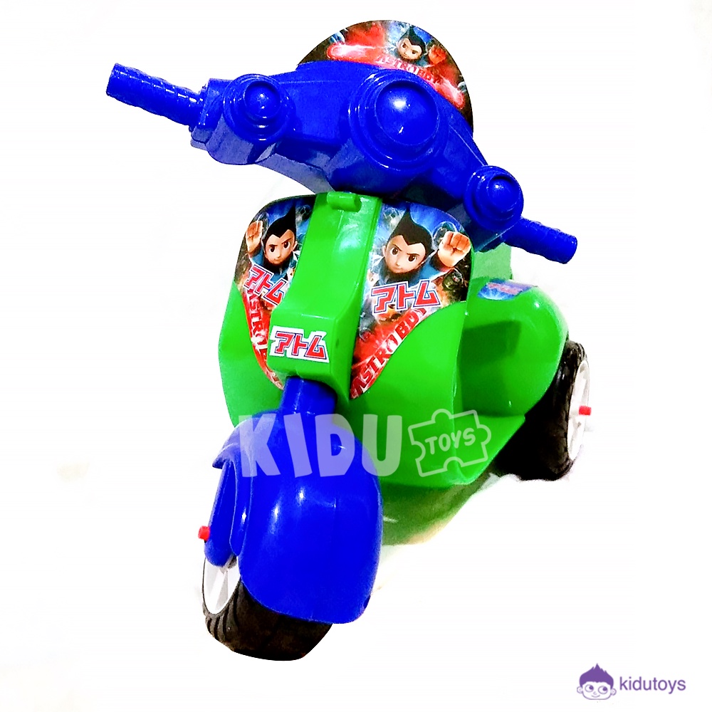 Mainan Anak Motor Vespa M11 Vespa (Ride on Vespa) Kidu Toys