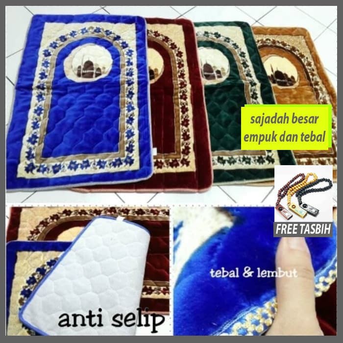 sajadah besar murah / sajadah empuk tebal / oleh oleh haji