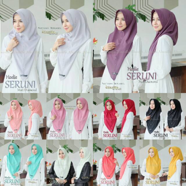 Hijab jilbab hoodir ori nazilla