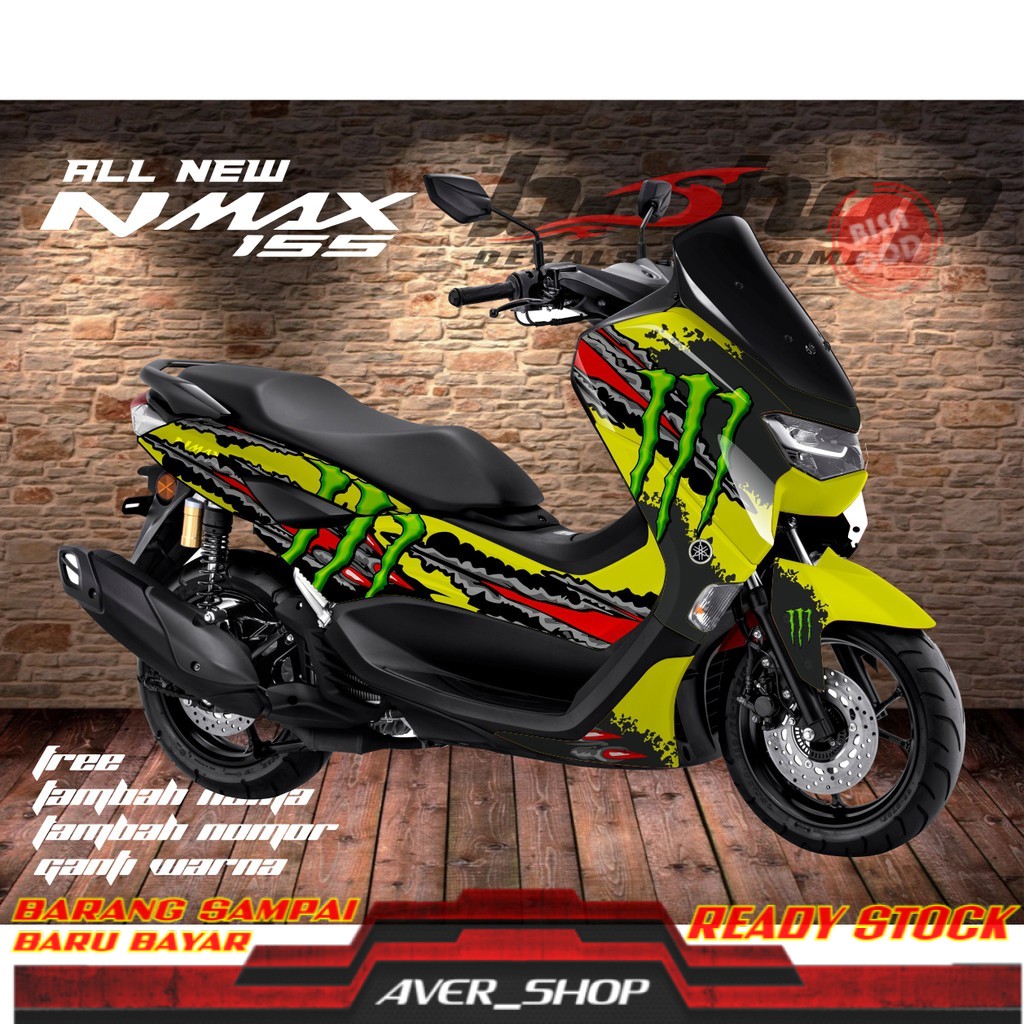 Decal new nmax 2020 full body Striping motor nmax full variasi Stiker motor variasi nmax