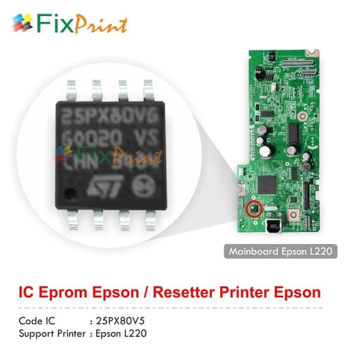Resetter Epson L220- IC Counter Epson L220- Eeprom Epson L220 FSB3409