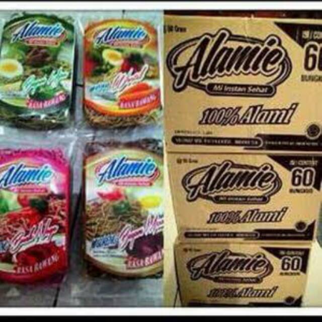 

Alamie Mie Instan Sehat Sedus isi 60 Mix Bebas