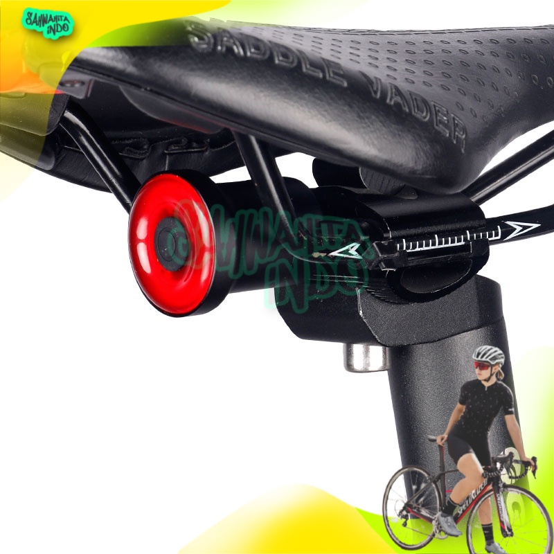 Lampu Sepeda Smart LED Taillight Saddle Mount Sepeda Lampu Sepeda Sepedah lampu sepeda depan belakan