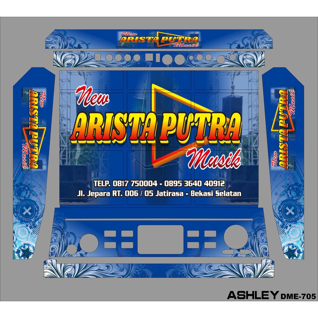 STICKER DRUM ELEKTRIK ASHLEY DME 705
