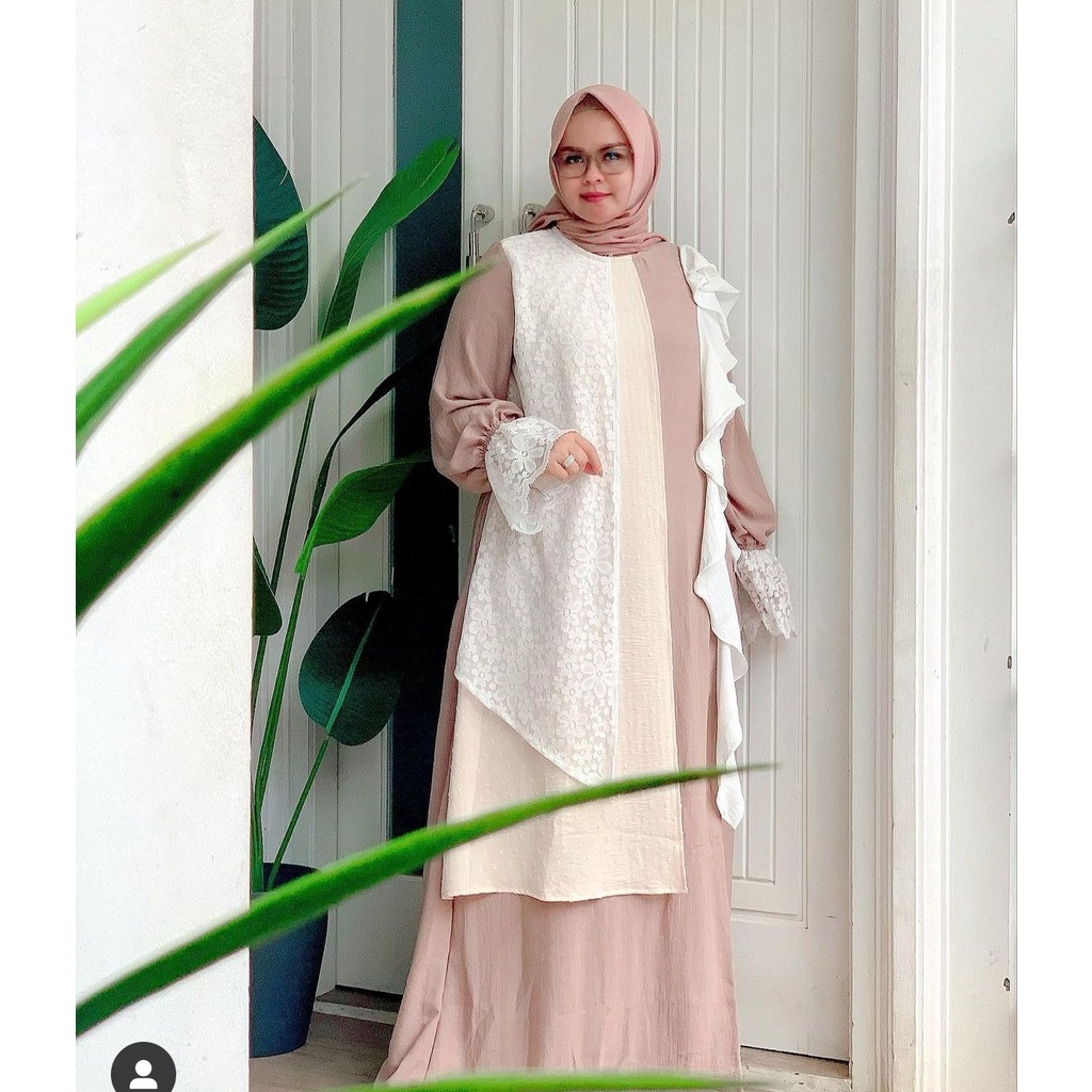 Terbar dari @ariona_id Product : HAZIMA DRESS// DRESS TERBARU RAYA ARIONA 2022