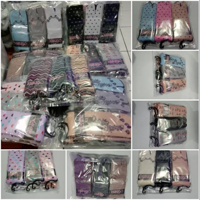 Paket isi 2 PCS_Kaus kaki Jempol Motif Bahan Nilon Lembut