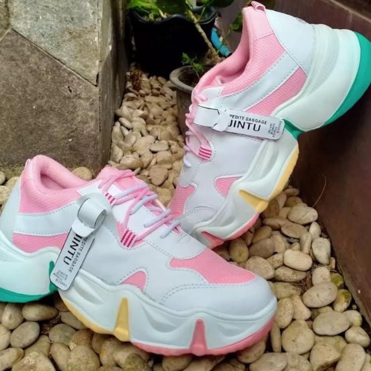 『IMPORT』 RK Collection - Sneakers Wanita (Jintu Rainbow) new