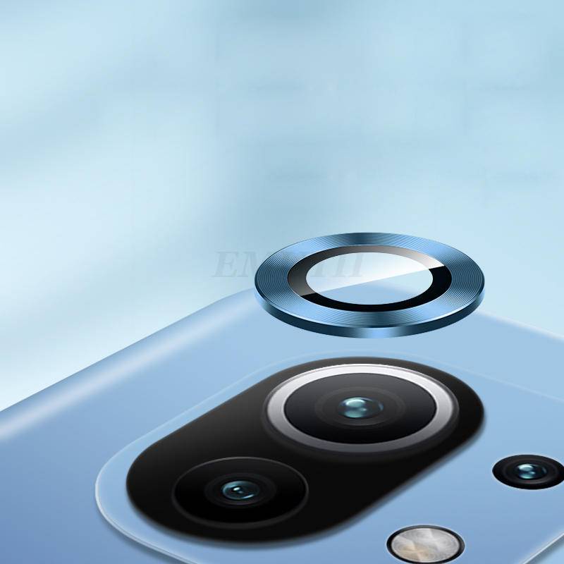 Tempered Glass Pelindung Lensa Kamera Bahan Metal Untuk Xiaomi Mi 11 Mi 11