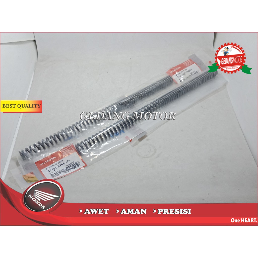 PIR PER SHOCK DEPAN SUPRA X 125 KARISMA SUPRA FIR NEW ASLI AHM KPH