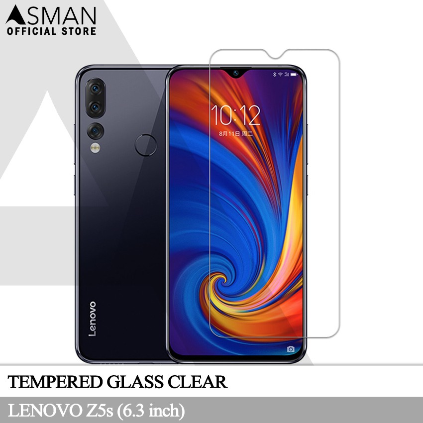 Tempered Glass Lenovo Z5s (6.3&quot;) | Anti Gores Pelindung Layar Kaca - Bening
