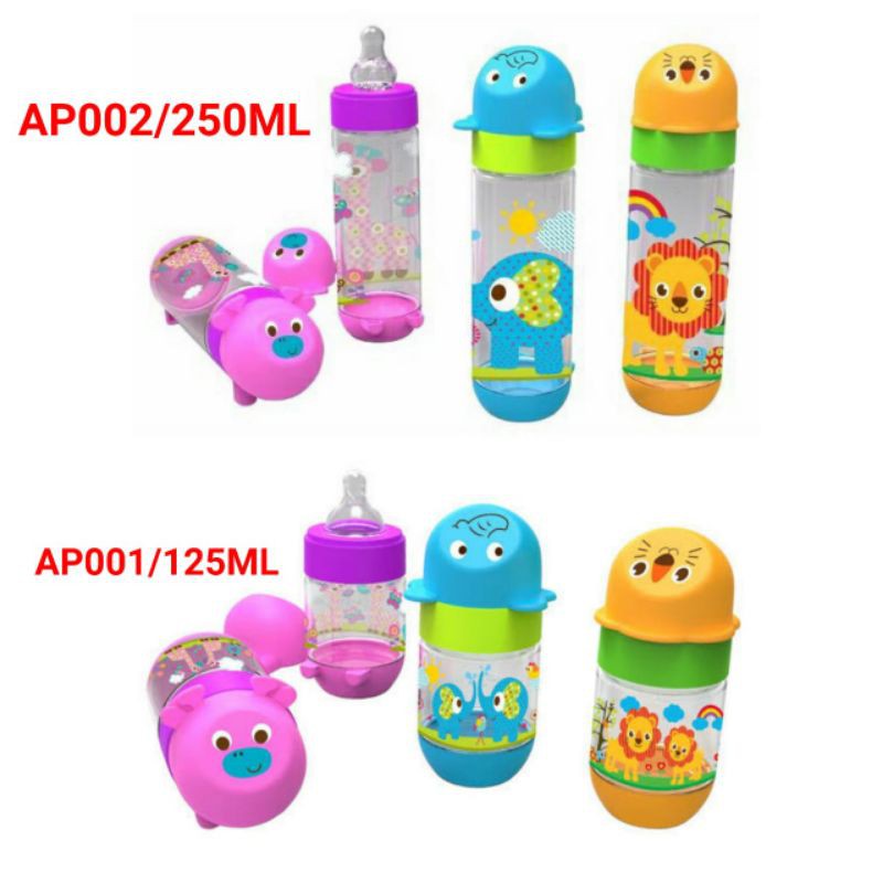 botol susu bayi Baby safe 125 ml 250 ml AP001 AP002 botol susu karakter lucu babysafe