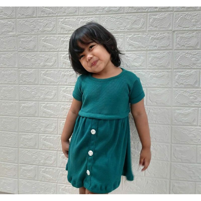 Dress My Bee Kids / Mybee Kids Kancing Kaos Bludru Anak