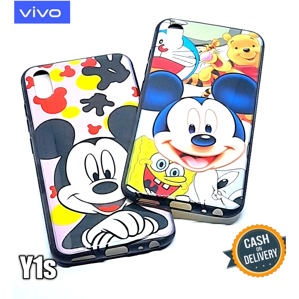 fuze motif disney for vivo Y1s/Y91c softcase hp casing hp