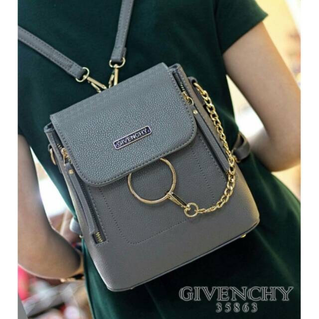Tas Ransel Wanita Givenchy Cantik Bahan Kulit Semipremium Grosir Murah Batam