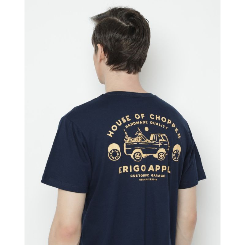 Erigo T-Shirt Custombike Navy