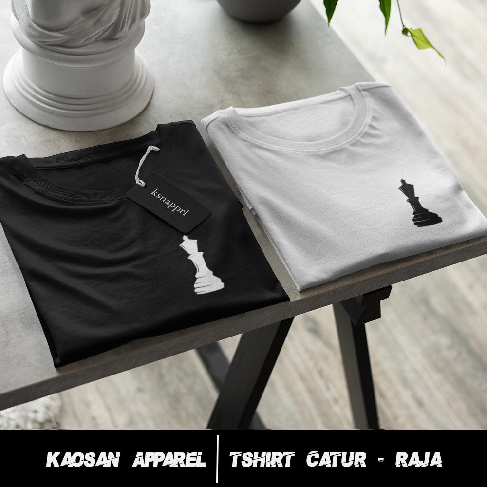 Kaos Pemain Catur "Bidak Catur Raja"- Main Catur/Chess/Skak/Magnus Carlsen/Kaosan Apparel