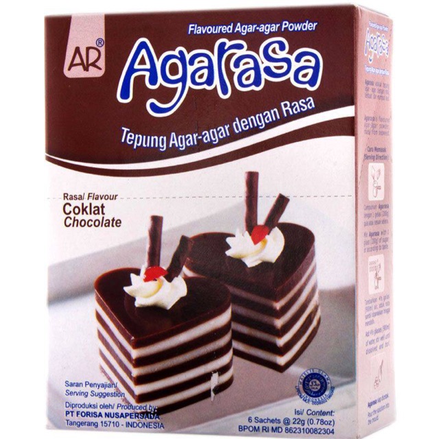 

Agar Rasa Agar Agar Powder Coklat 22G