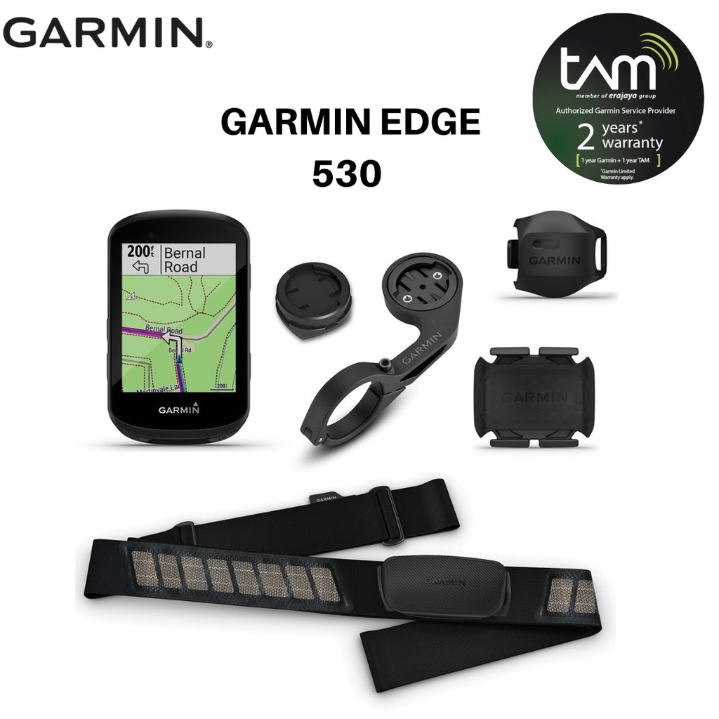 Garmin Edge 530 Bundle Original Garansi TAM 2 Tahun