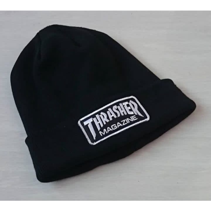 COD-Kupluk Beanie Hat THRASHER/Kupluk terbaru Pria/Wanita terlaris/Kupluk Rajut Import