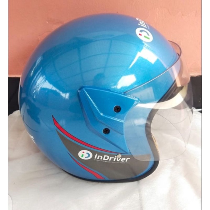 HELM DRIVER BIRU HELM TERBARU