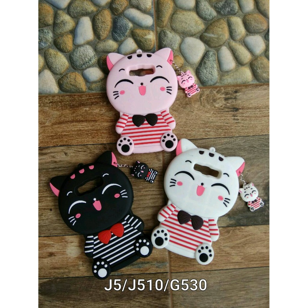 Case Boneka Samsung J510 J5 2016 Case Karakter Soft Silicon 3D MIMI CAT Casing Cover Hp Obral