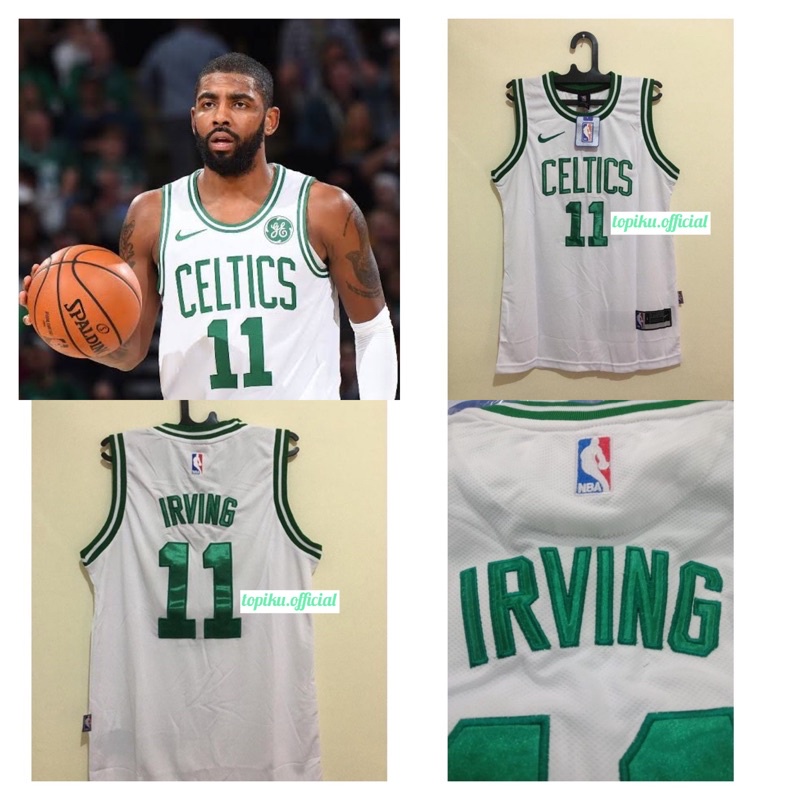 Jersey Basket Boston Celtics Jersey Nba Grade ori Celtics Kyrie irving