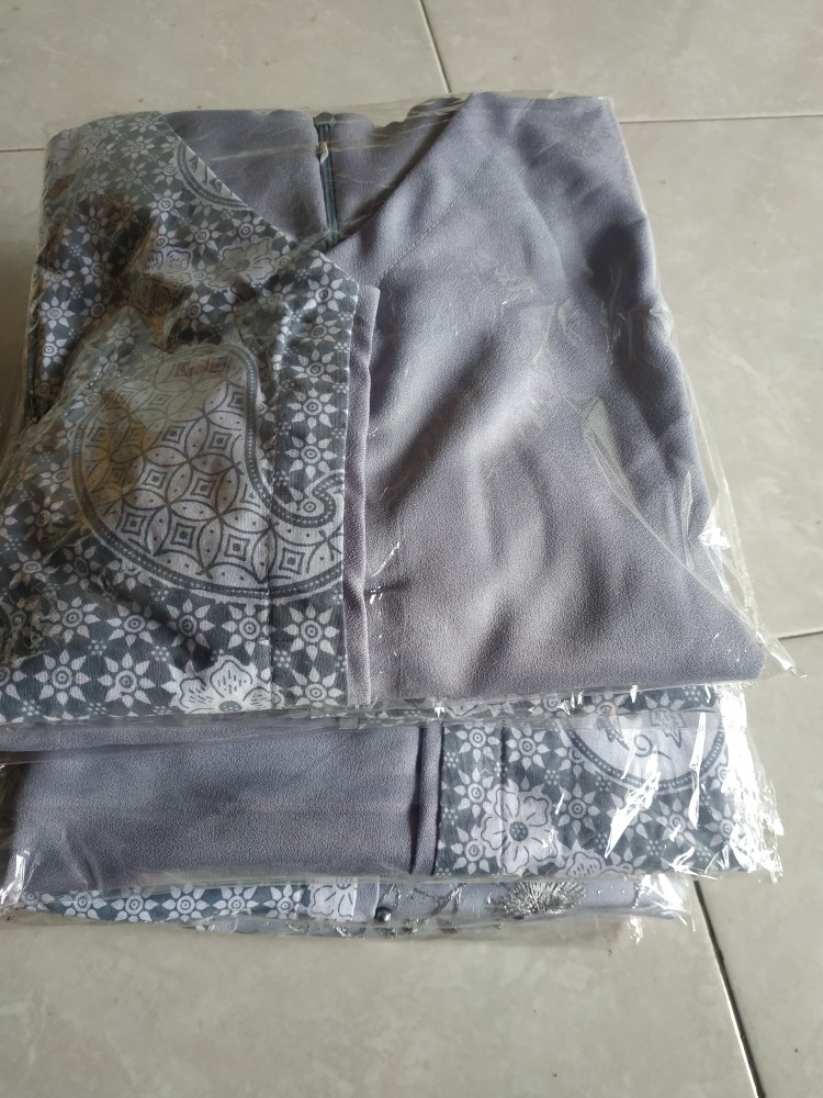 Tey-17 Batik Wanita Asj Sa Hrb026 Kenongo Kemeja Tosca Pendek