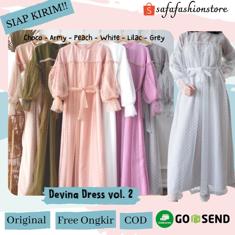 DEVINA DOTTY DRESS / GAMIS KONDANGAN