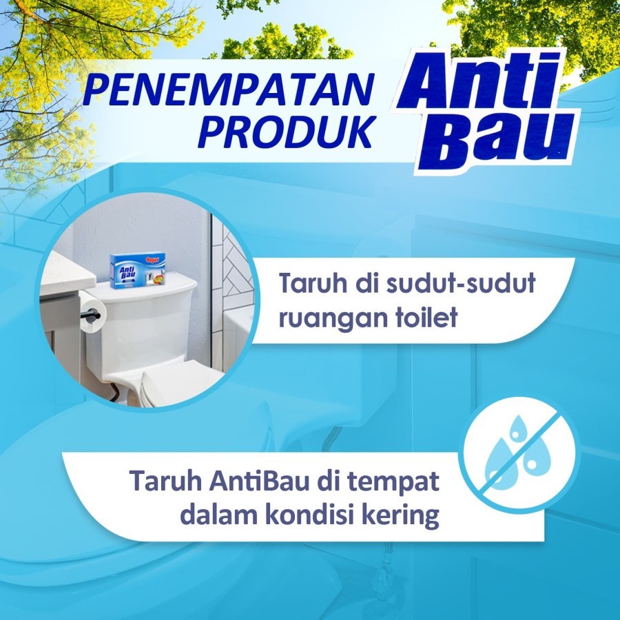 ANTI BAU TOILET 100 GR BAGUS - PENGHILANG BAU KAMAR MANDI SERAP LEMBAB W-20312