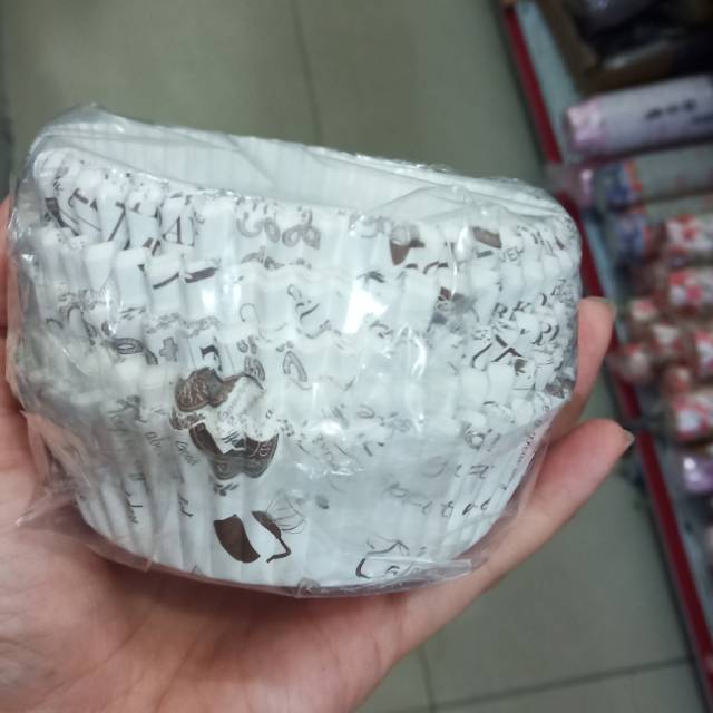 

Paper case cake laminating kincir / cup untuk roti / kertas tatakan roti bulat isi 50 pcs