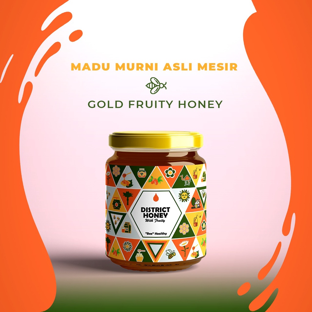 

MADU MURNI ASLI MESIR - GOLD FRUITY HONEY - 500 GRAM
