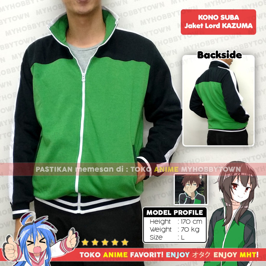 Jaket Anime Konosuba Cosplay Lord Kazuma Satou