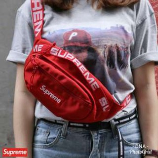 Tas Selempang Waist Bag Pria & Wanita Warna Merah dari ...