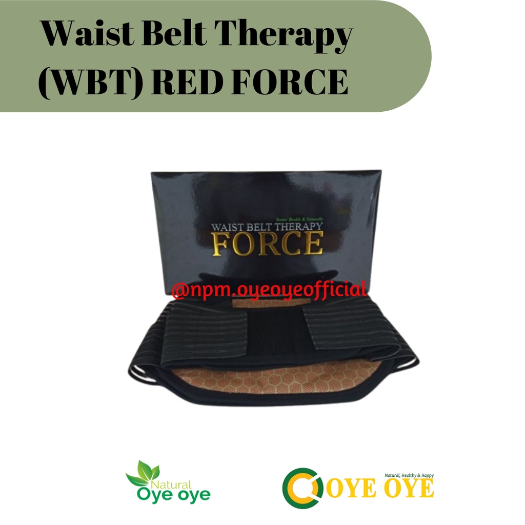 WAIST BELT THERAPY / WBT RED FORCE / Belt Therapy Tourmaline Infrared / sabuk terapi pinggang