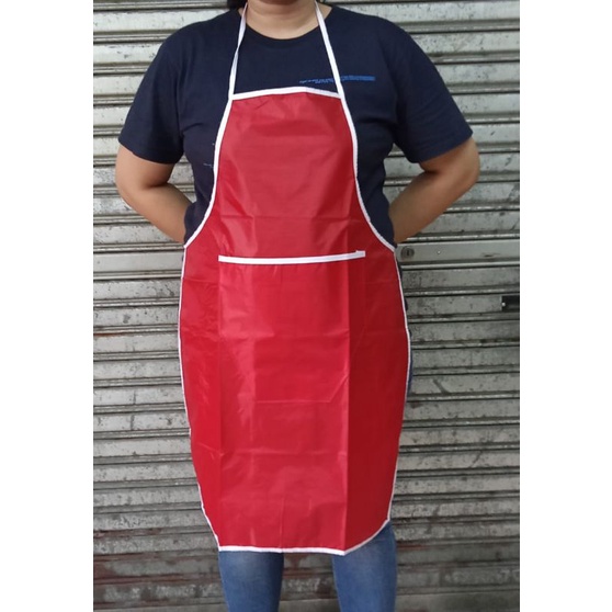 Apron /Celemek Warna Polos Waterproof