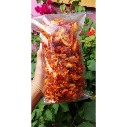 

Keripik Singkong pedas bumbu basah cabe asli 250gr