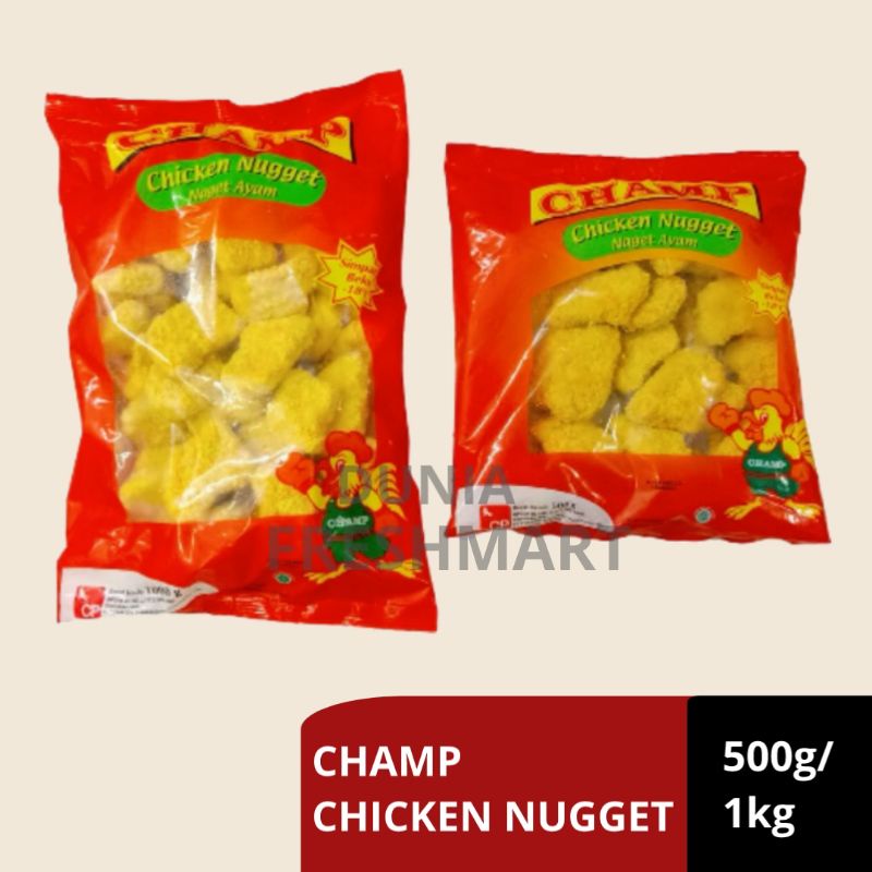 

Champ Chicken Nugget Ayam Naget 450gr/900gr NAGET AYAM NUGET AYAM NUGGET CHAMP NUGGET 1KG NAGET CHAMP NUGGET AYAM