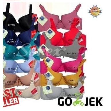 ☺ [Murahh] Bra BH Extra Comfort 32-42 Sorex 3262 3260 - Coklat/Cream, 3262 - Size 40 ✹