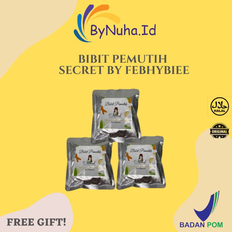 BIBIT PEMUTIH / SECRET BY FEBHYBIEE (BIBITNYA BEDAK LOTONG & LULUR REMPAH)