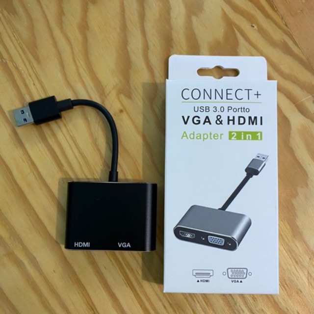 USB 3.0 To HDTV Multimedia VGA Adapter Dual Output Lexcron