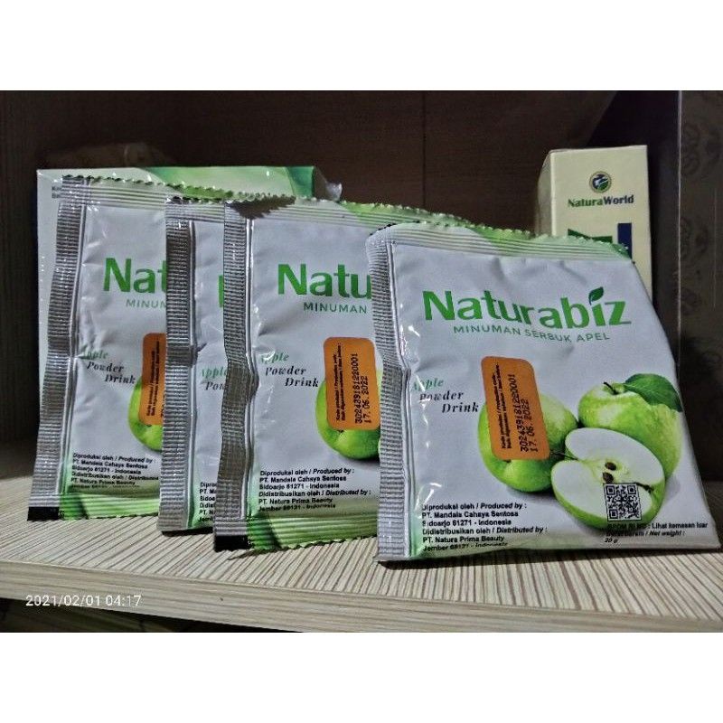 

NATURABIZZ Minuman serbuk rasa apel