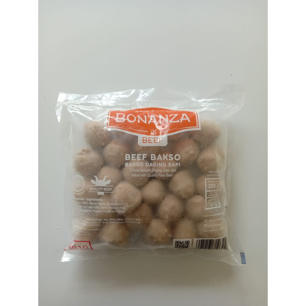 Bonanza Bakso Sapi AB10 250 Gr