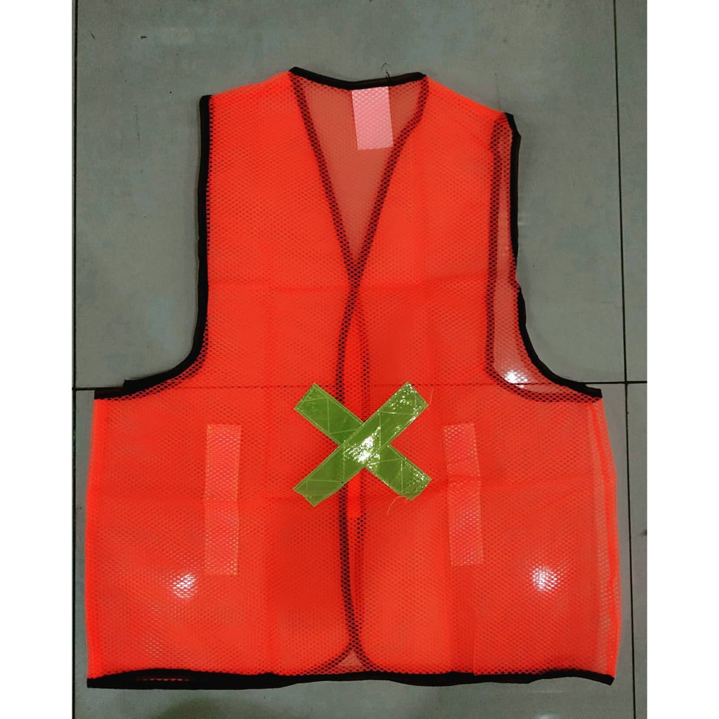 Rompi Proyek / Safety Vest /  Rompi murah Jogja / Tipe Jaring X Scotlight
