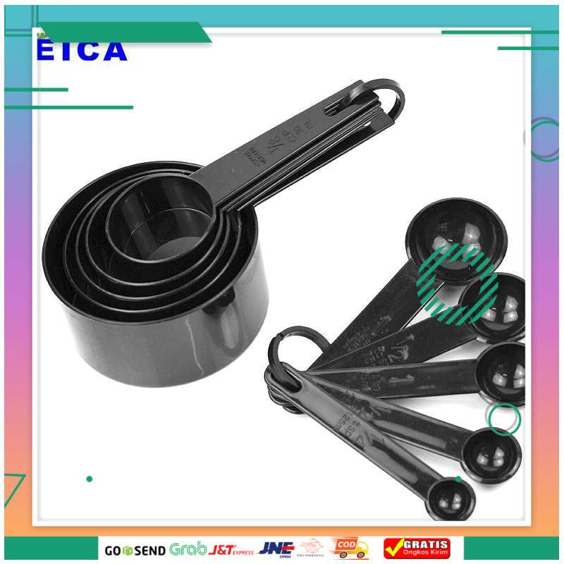 (BISA COD) FTIHSHPVEICA Sendok Takar Ukur Cup Measuring Spoon 10 PCS - 16799