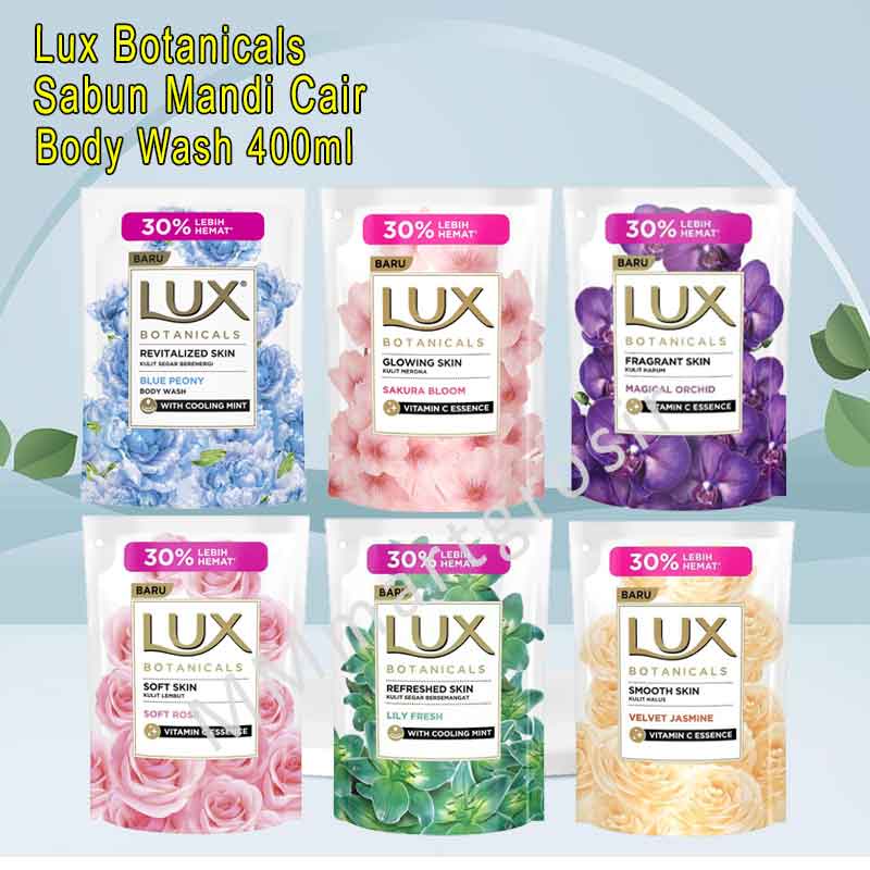 Lux Botanicals / Fragrant Skin / Sabun Cair Refill / Body Wash 400ml/450ML