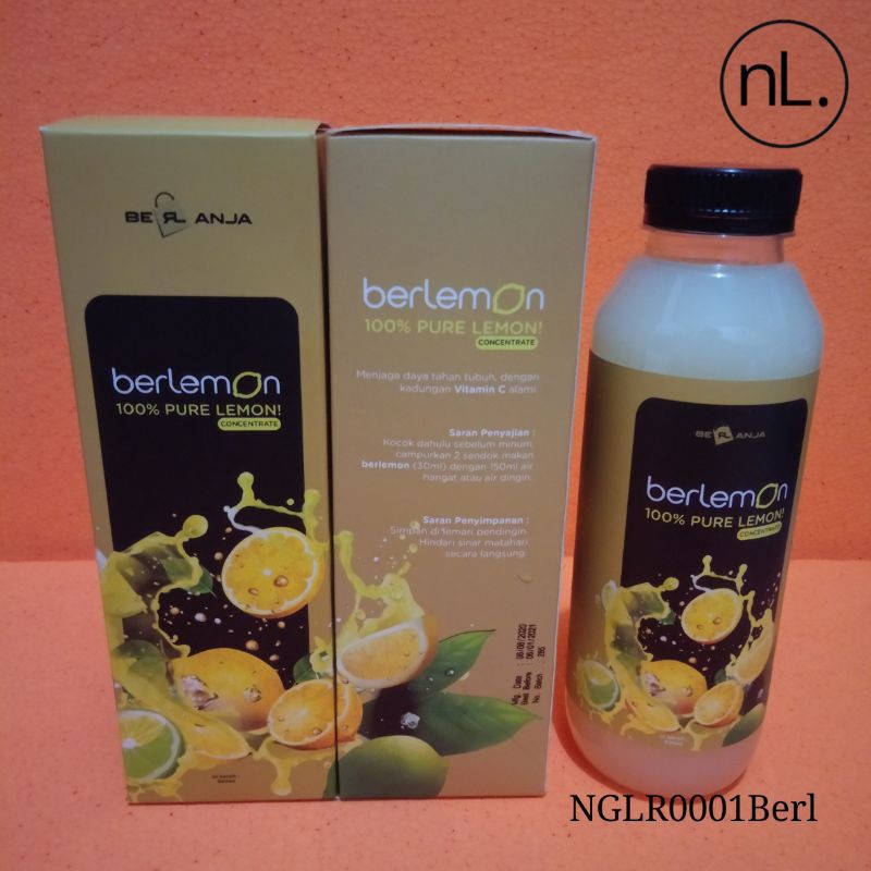 

Berlemon Minuman Kesehatan 100% Ekstra Sari Lemon Murni Asli