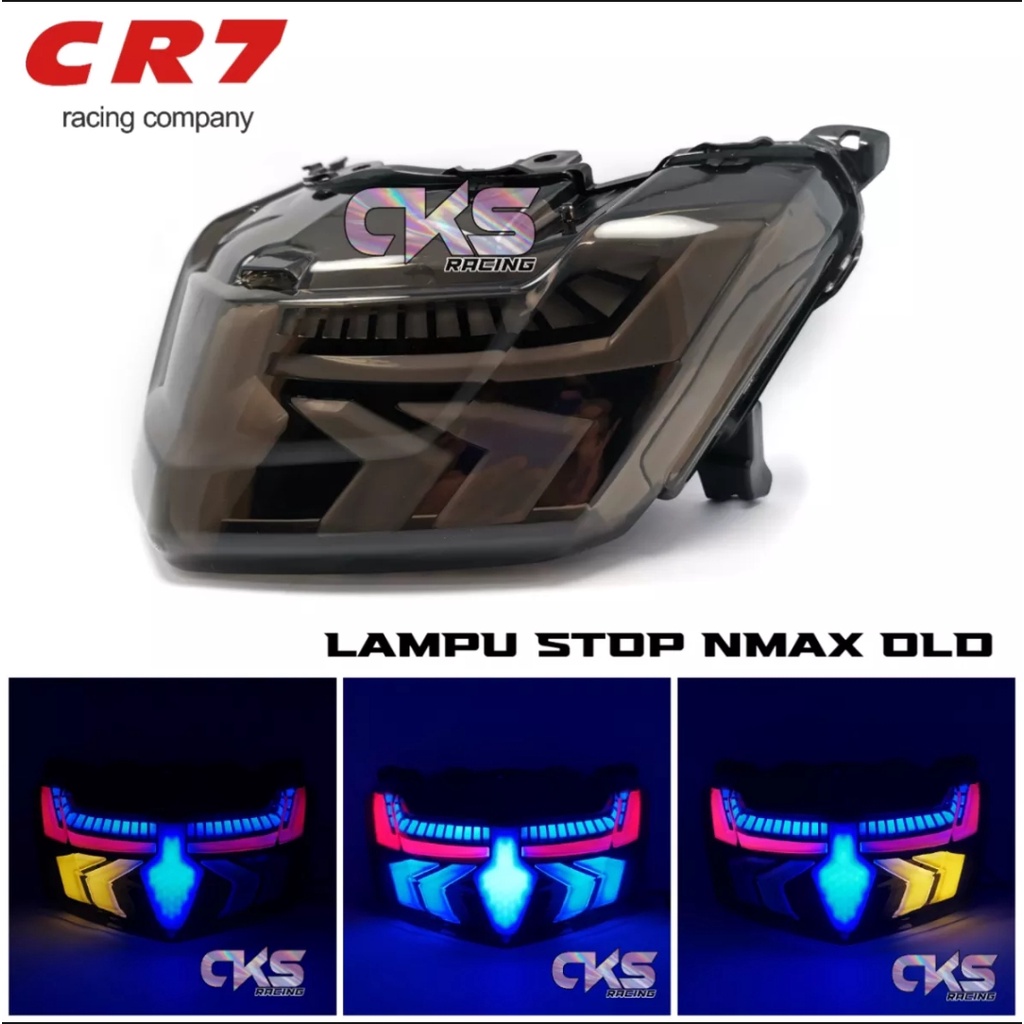 Lampu Stop LED Yamaha Nmax Stoplampu Nmax Old Model Dragon Running 3 in1