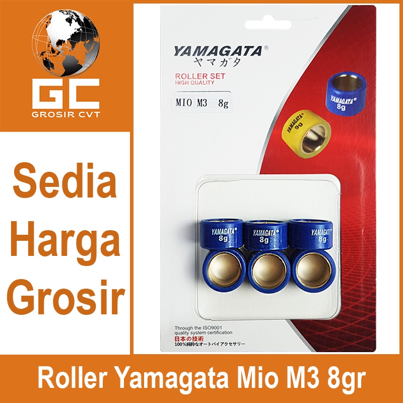 Roller Nmax Mio M3 Aerox S Z GT X-Ride Fino Lexi Free Go Gear Fazzio Xeon 125 150 Yamagata 8 gram