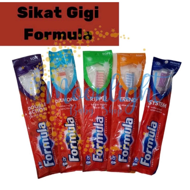 SIKAT PEMBERSIH  GIGI FORMULA 1 PCS